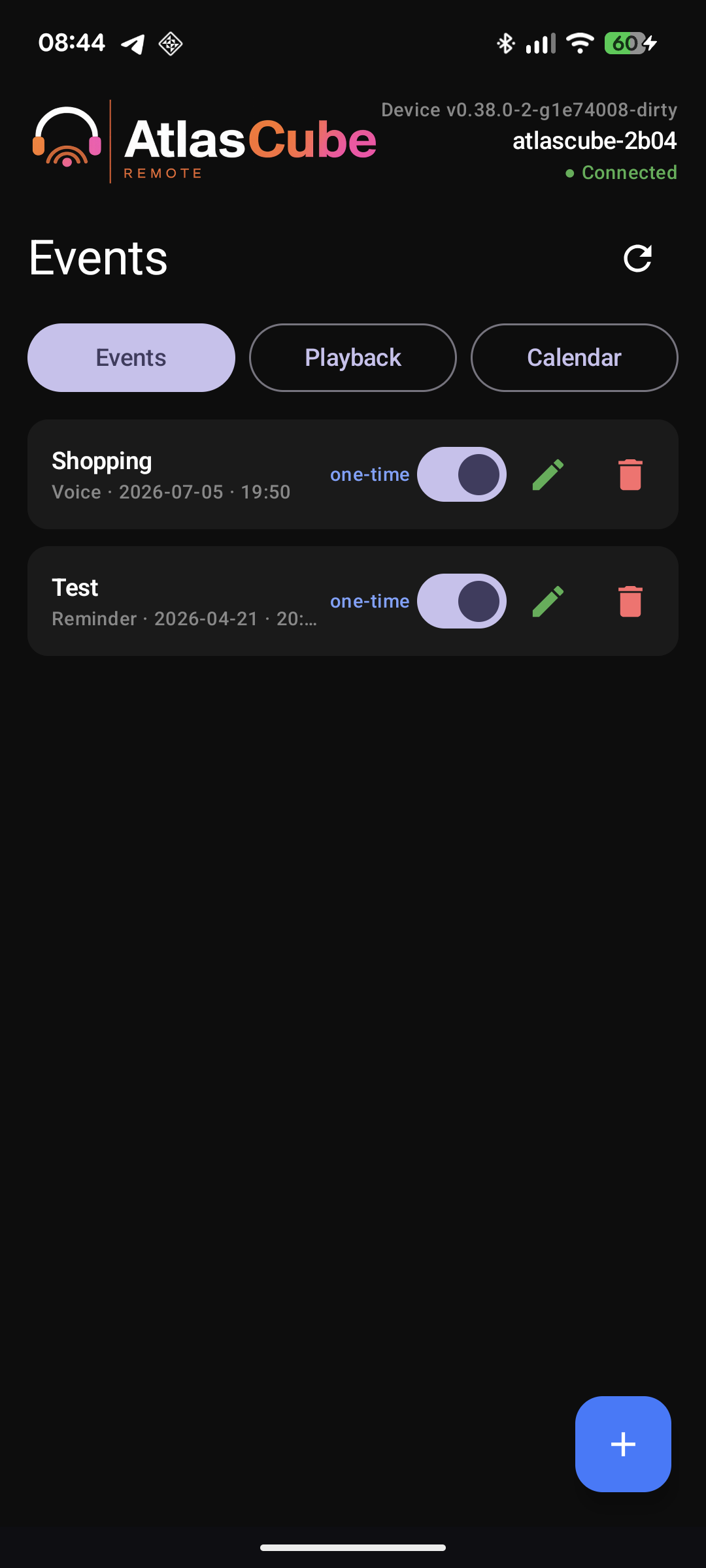 App — events