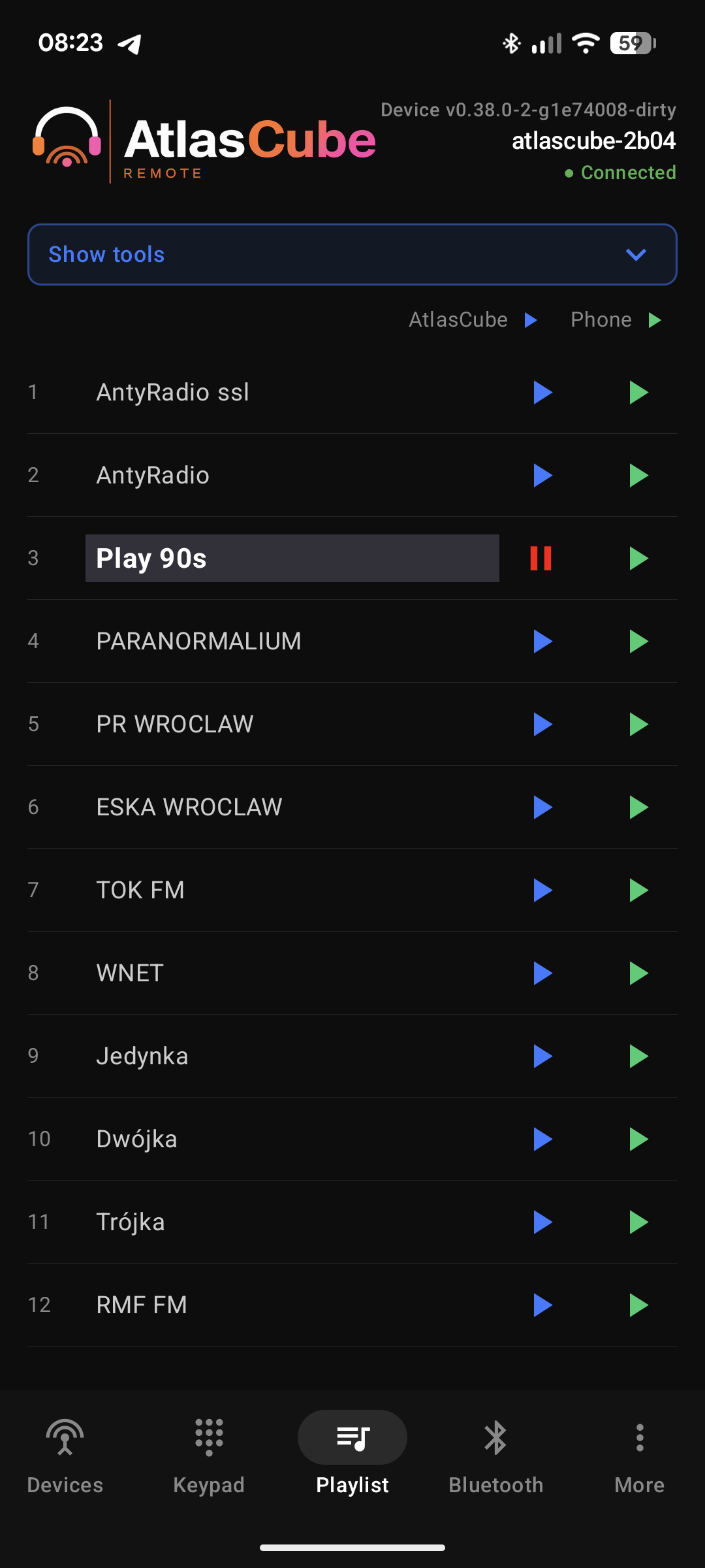 App — playlist